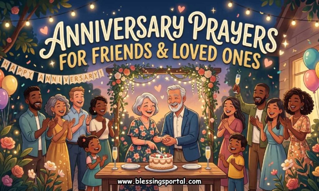 Anniversary Prayers for Friends and Loved Ones