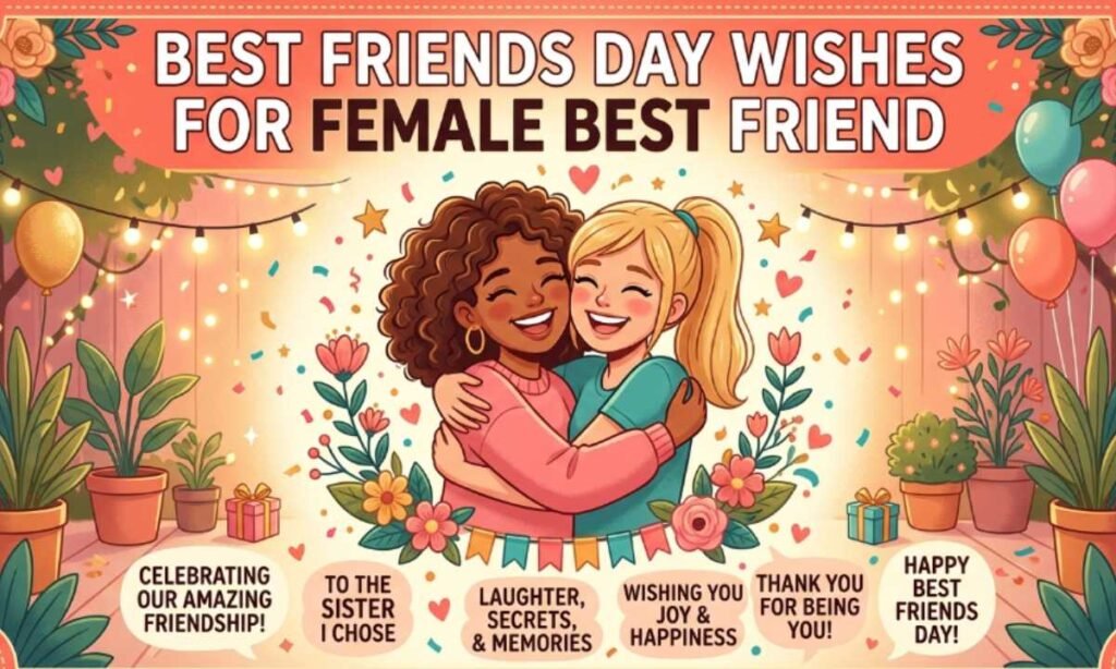 Best Friends Day Wishes for Female Best Friend