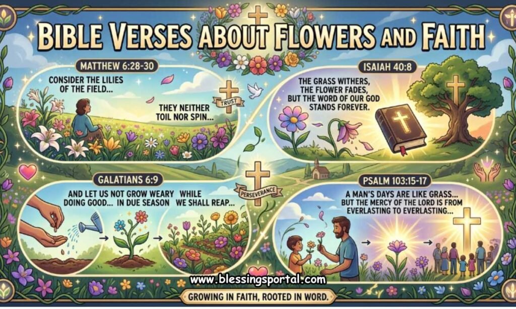 Bible Verses About Flowers and Faith