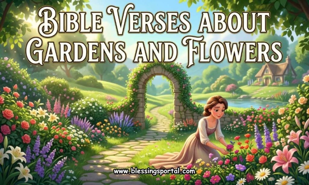 Bible Verses About Gardens and Flowers