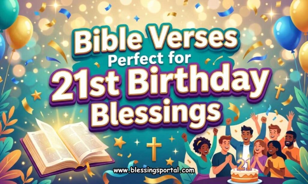 Bible Verses Perfect for 21st Birthday Blessings
