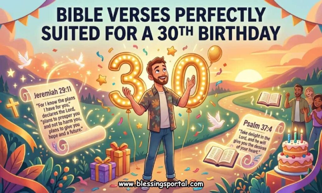 Bible Verses Perfectly Suited for a 30th Birthday