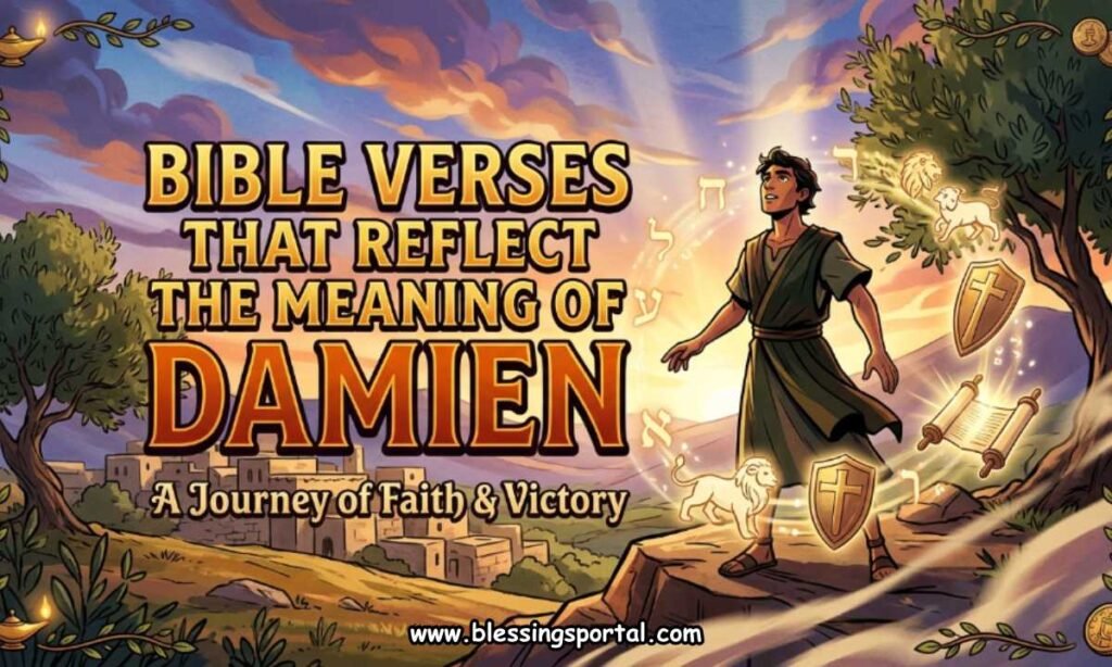 Bible Verses That Reflect the Meaning of Damien