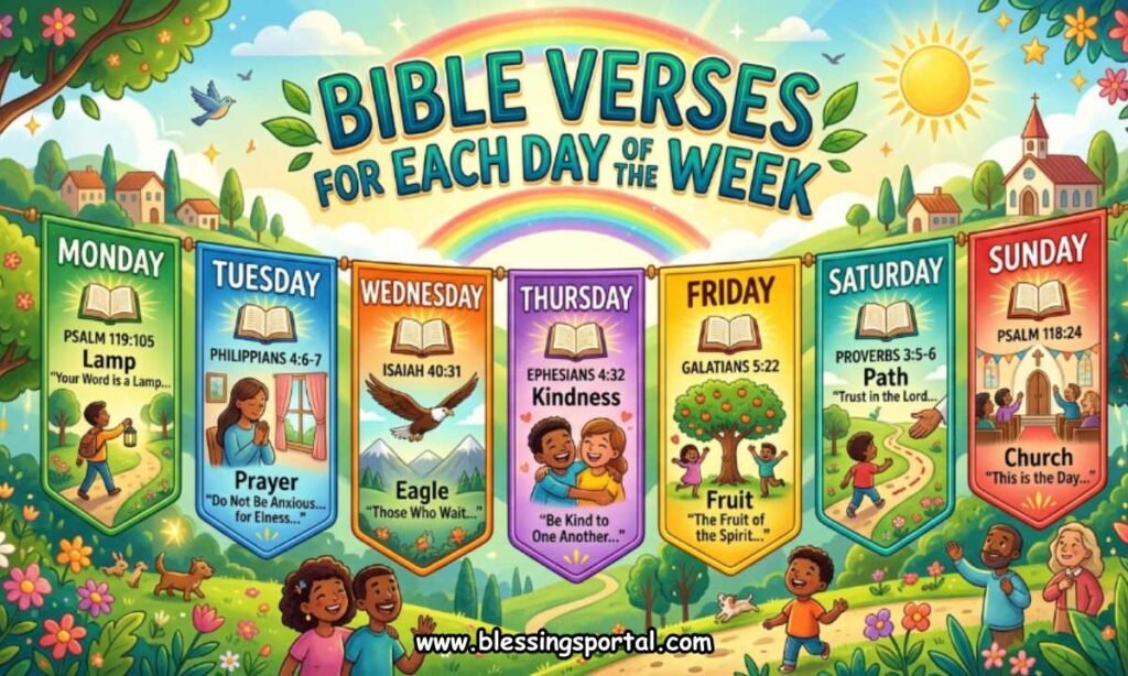 Bible Verses for Each Day of the Week