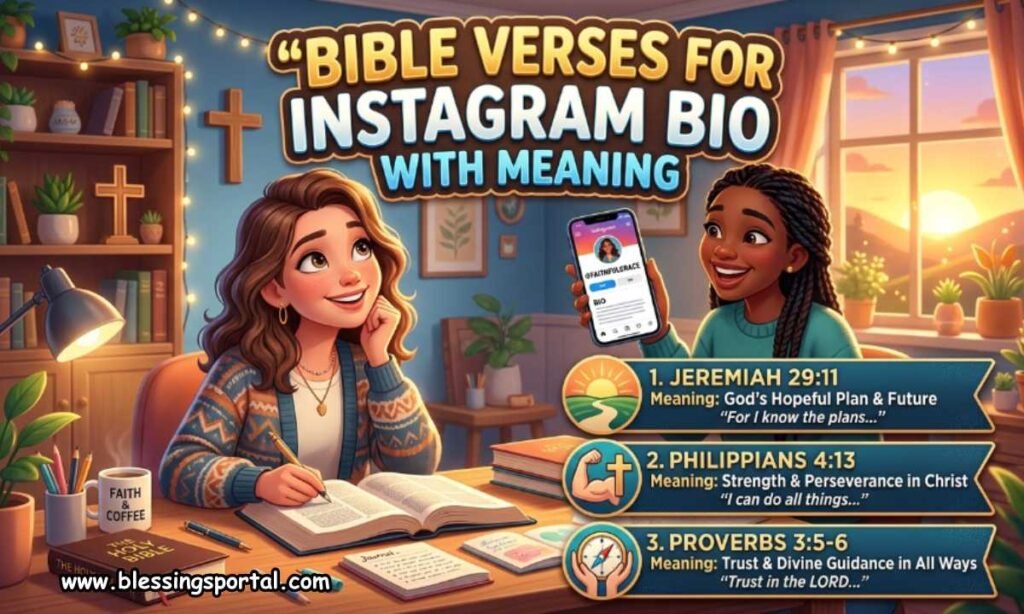 Bible Verses for Instagram Bio With Meaning