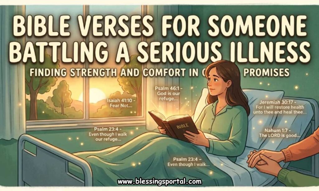 Bible Verses for Someone Battling a Serious Illness