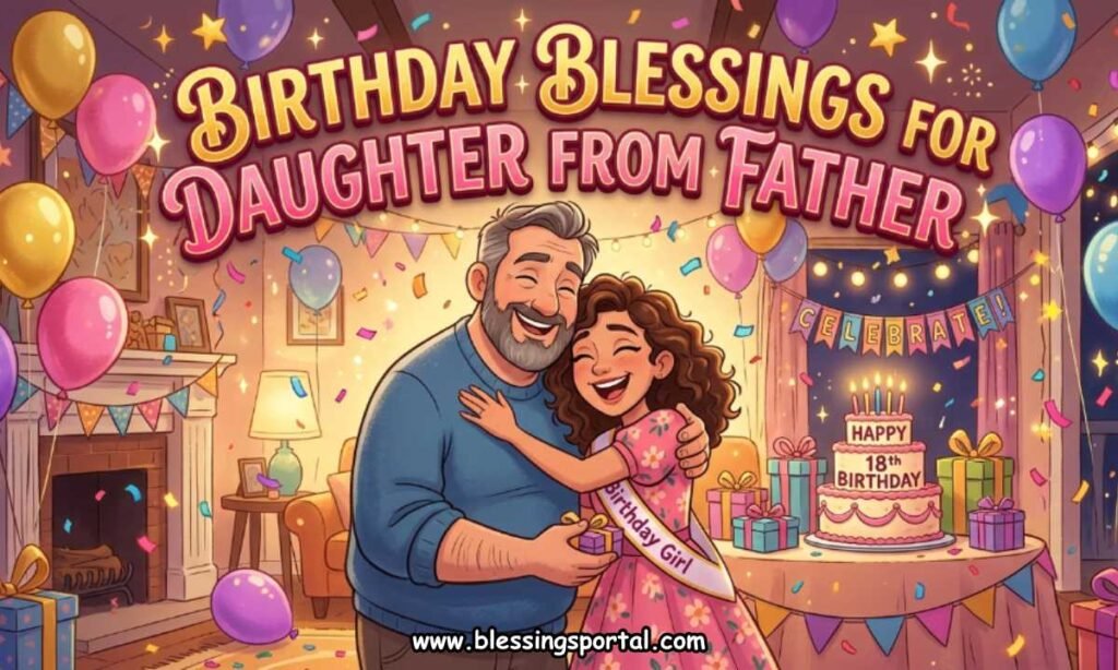 Birthday Blessings for Daughter from Father