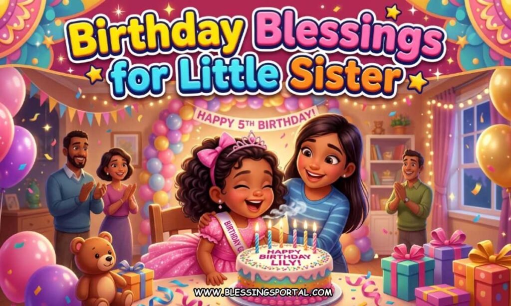 Birthday Blessings for Little Sister