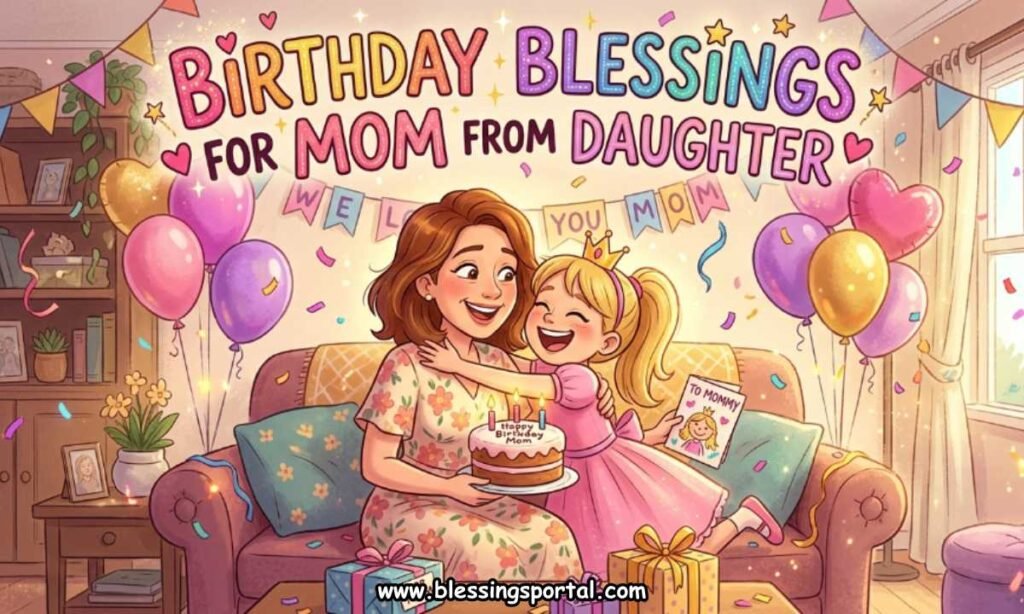 Birthday Blessings for Mom from Daughter