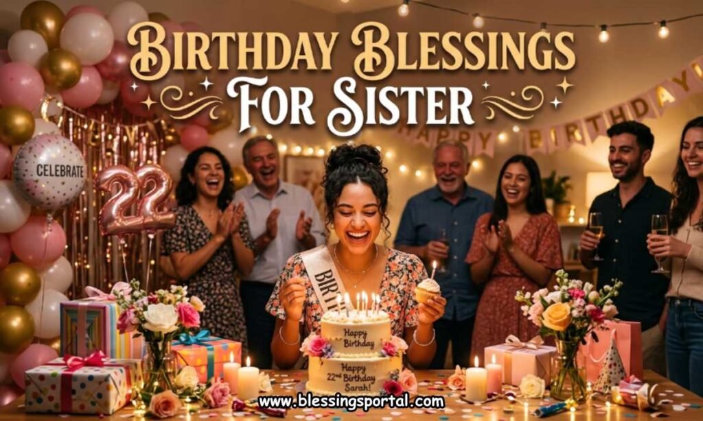 Birthday Blessings for Sister