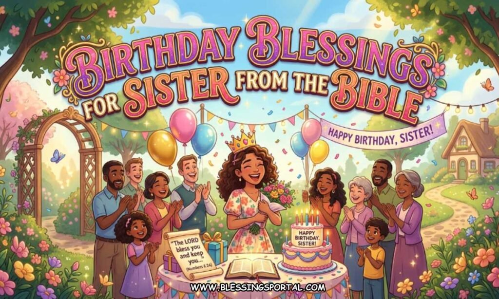 Birthday Blessings for Sister from the Bible