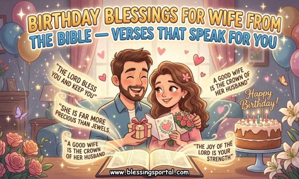 Birthday Blessings for Wife from the Bible — Verses That Speak for You