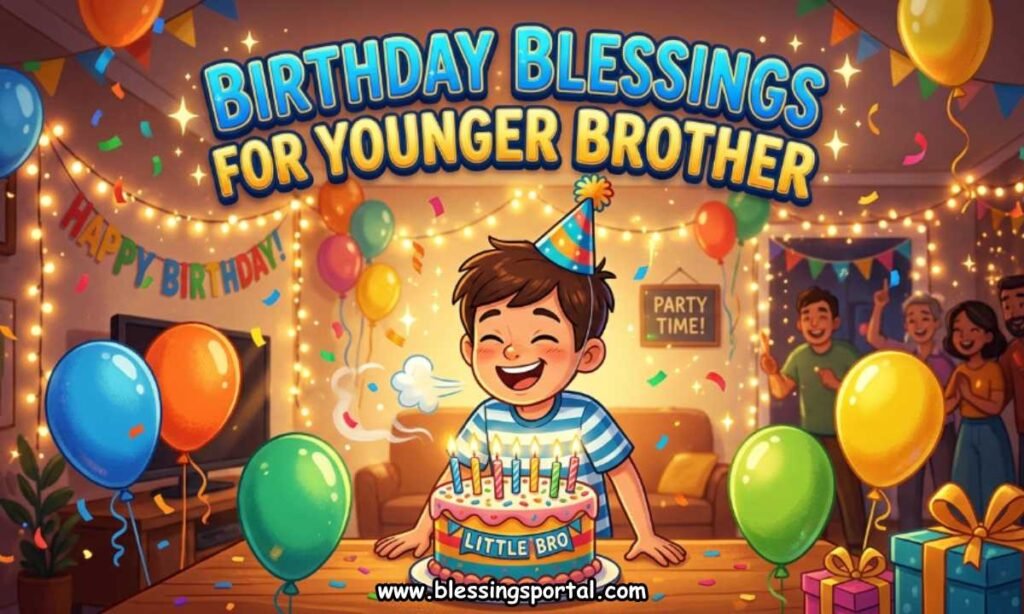 Birthday Blessings for Younger Brother