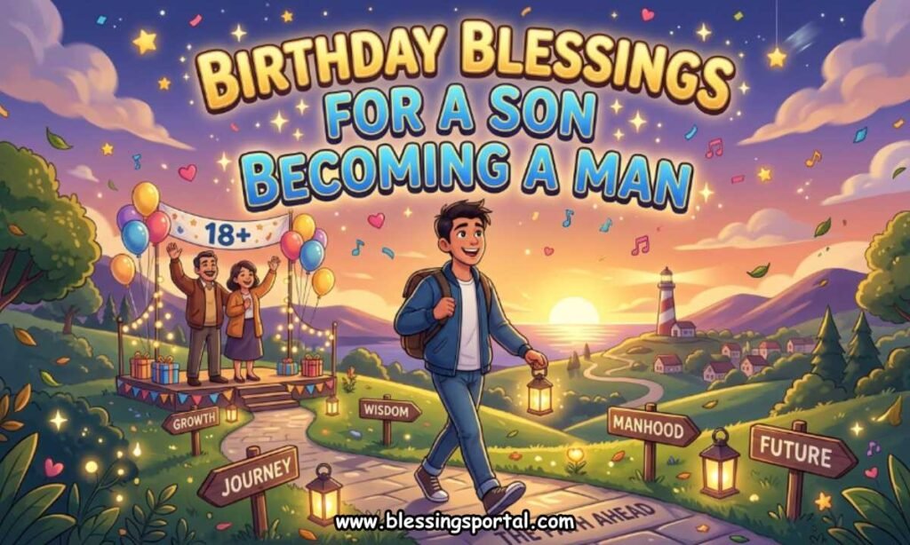 Birthday Blessings for a Son Becoming a Man
