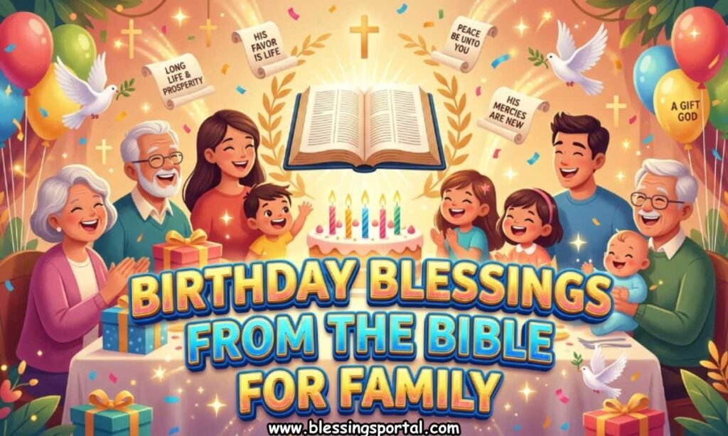 Birthday Blessings from the Bible for Family