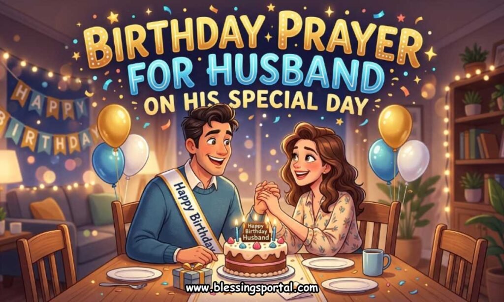 Birthday Prayer for Husband on His Special Day