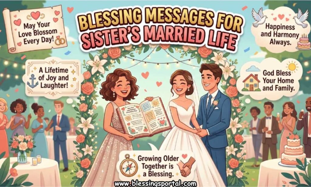 Blessing Messages for Sister's Married Life