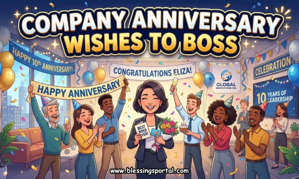 Company Anniversary Wishes to Boss