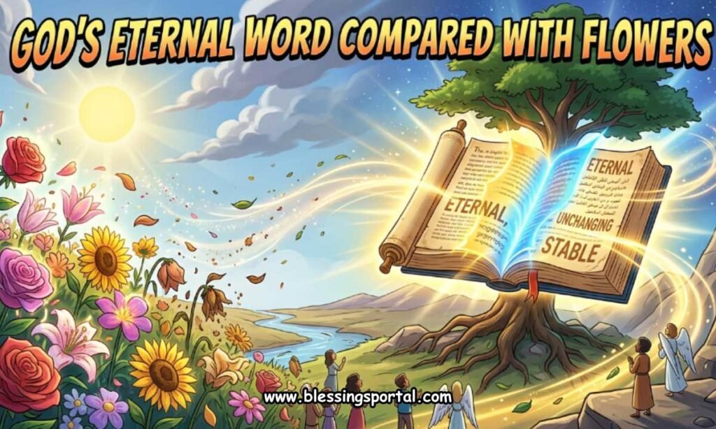 God's Eternal Word Compared with Flowers
