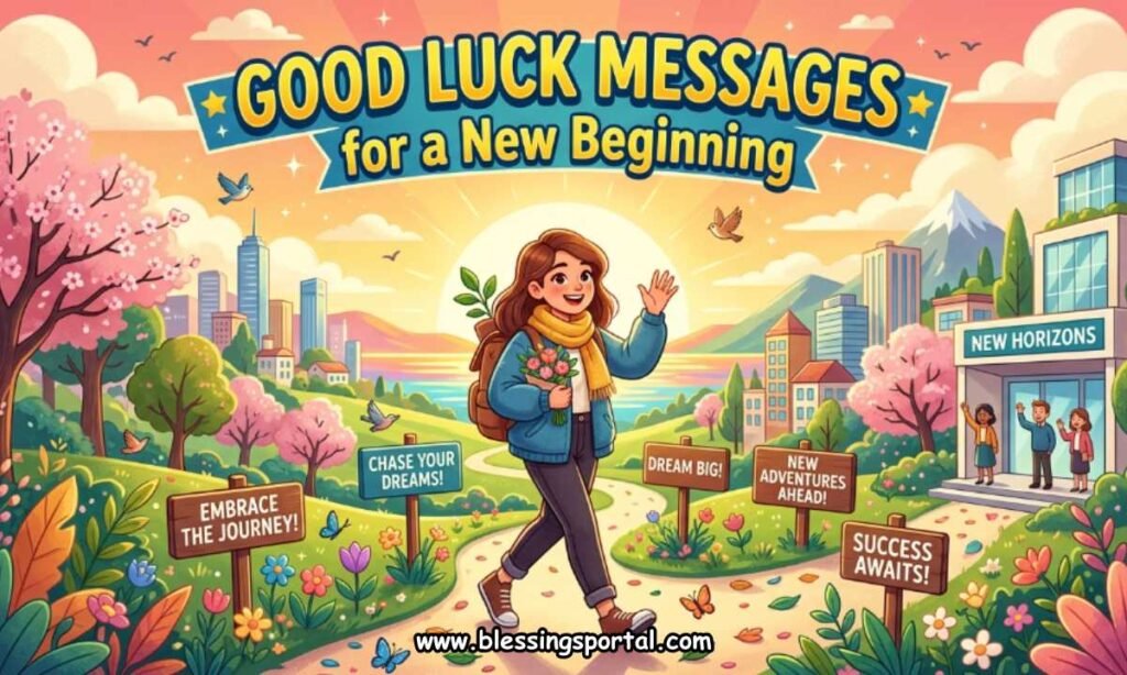 Good Luck Messages for a New Beginning