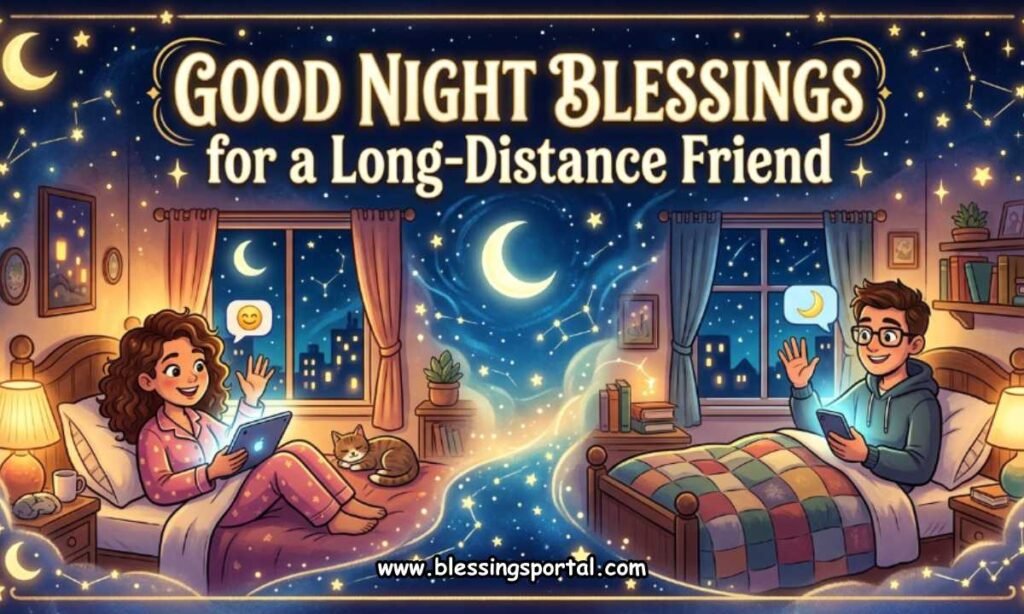 Good Night Blessings for a Long-Distance Friend