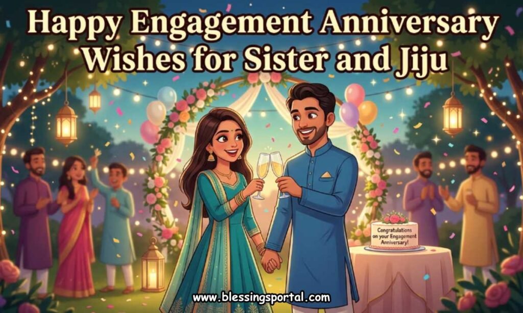 Happy Engagement Anniversary Wishes for Sister and Jiju