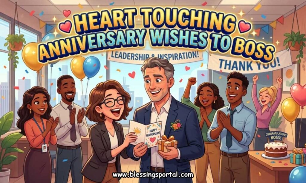 Heart Touching Anniversary Wishes to Boss