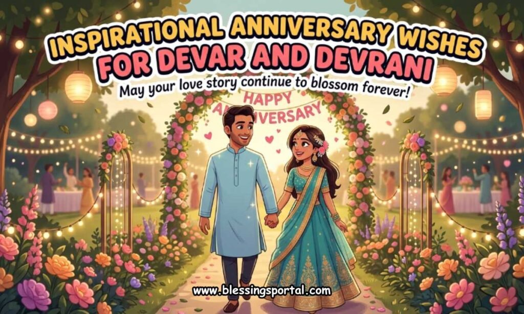 Inspirational Anniversary Wishes for Devar and Devrani