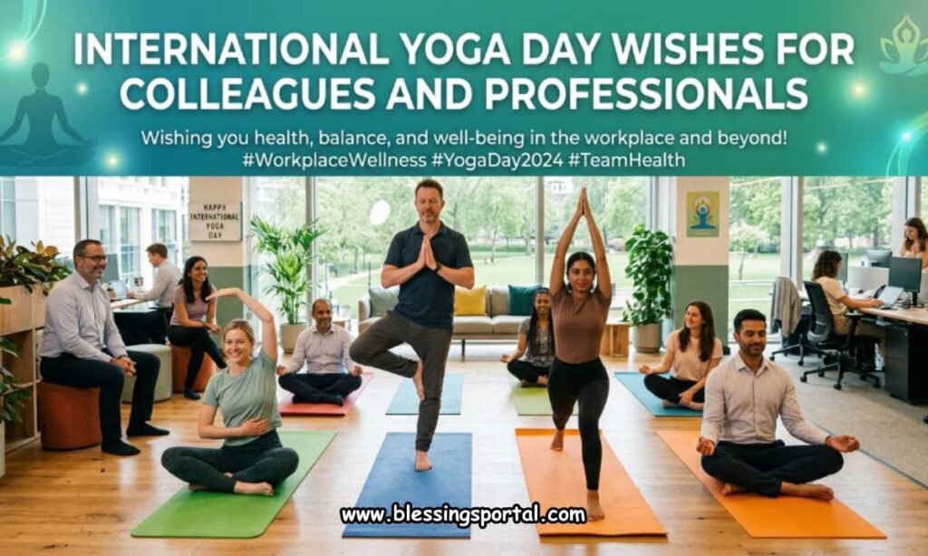 International Yoga Day Wishes for Colleagues and Professionals