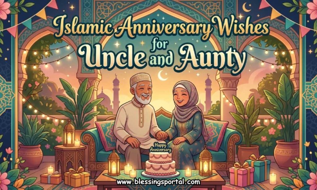 Islamic Anniversary Wishes for Uncle and Aunty