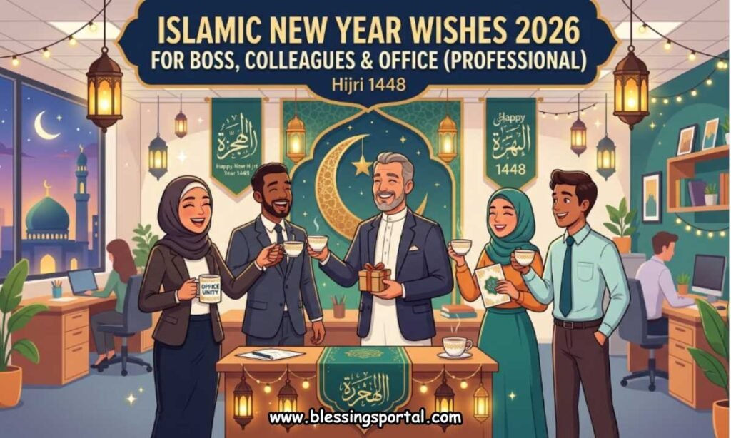 Islamic New Year Wishes 2026 for Boss, Colleagues & Office (Professional)