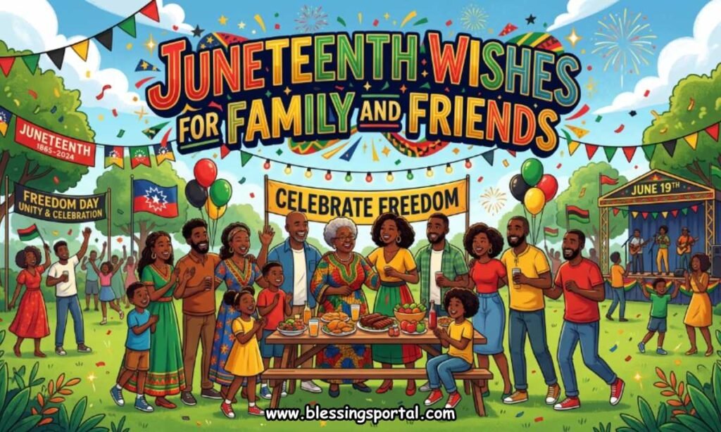 Juneteenth Wishes for Family and Friends