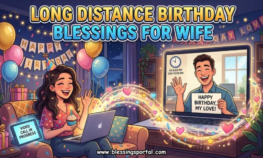 Long Distance Birthday Blessings for Wife