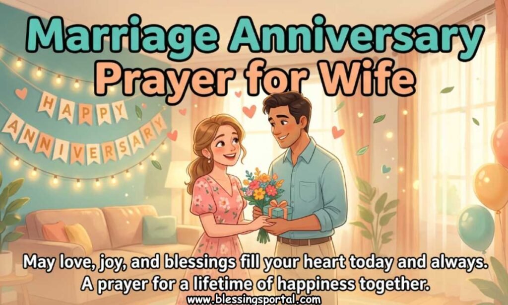 Marriage Anniversary Prayer for Wife