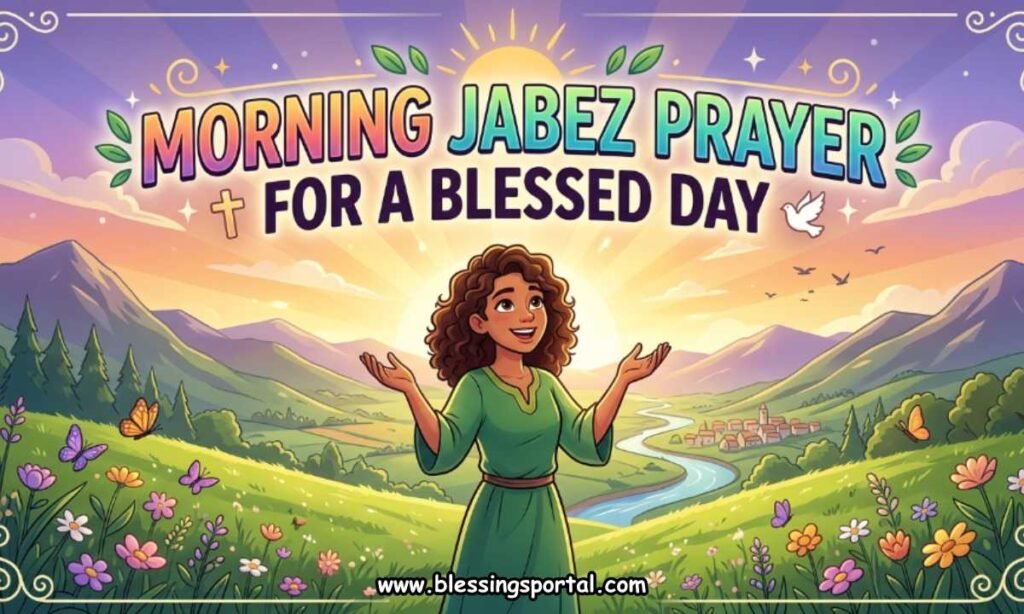 Morning Jabez Prayer for a Blessed Day