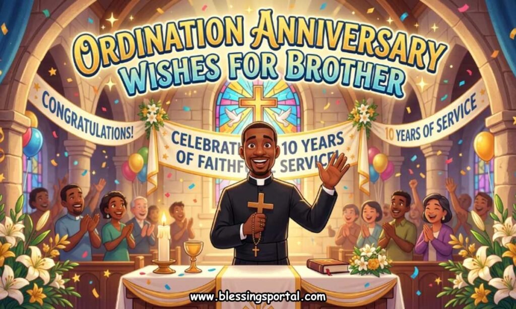 Ordination Anniversary Wishes For Brother