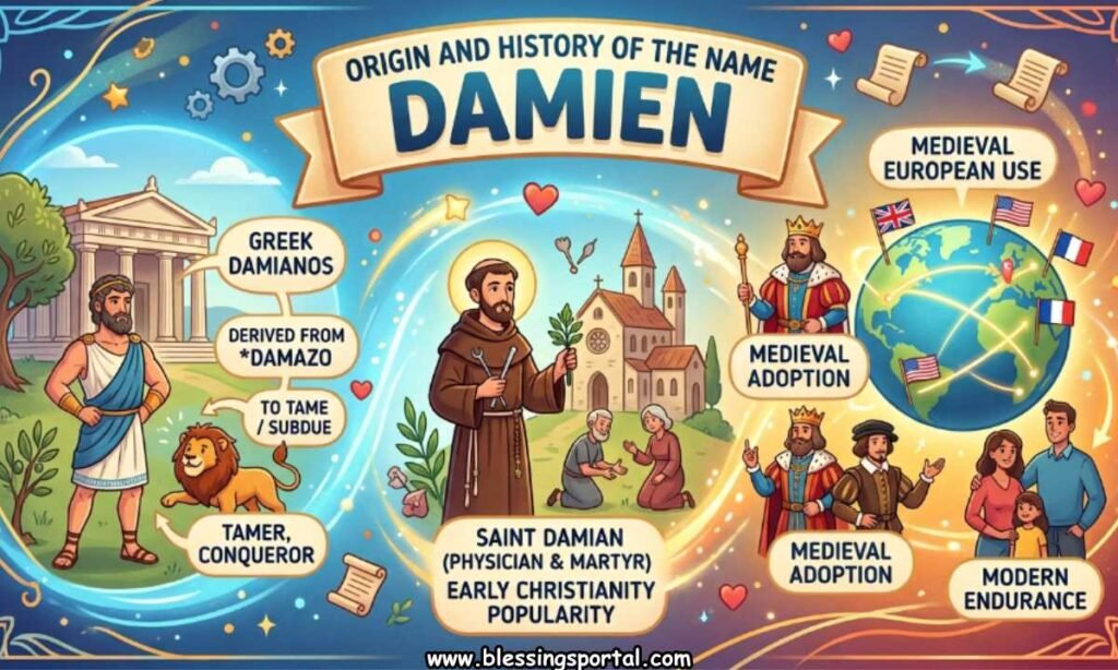 Origin and History of the Name Damien