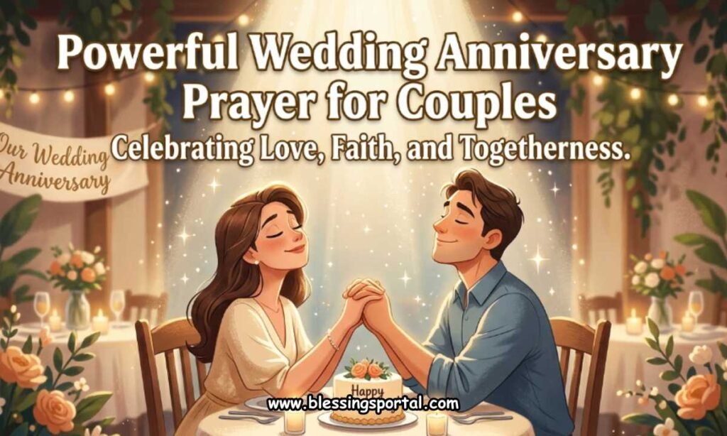 Powerful Wedding Anniversary Prayer for Couples
