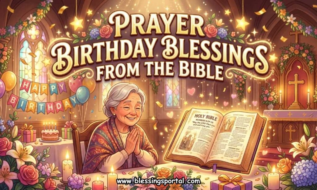 Prayer Birthday Blessings from the Bible