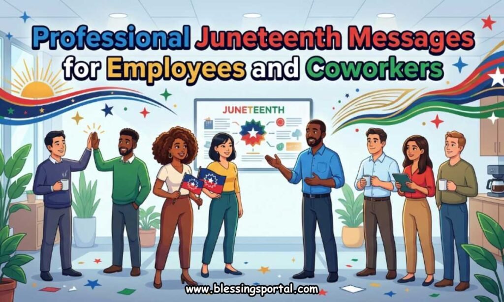 Professional Juneteenth Messages for Employees and Coworkers