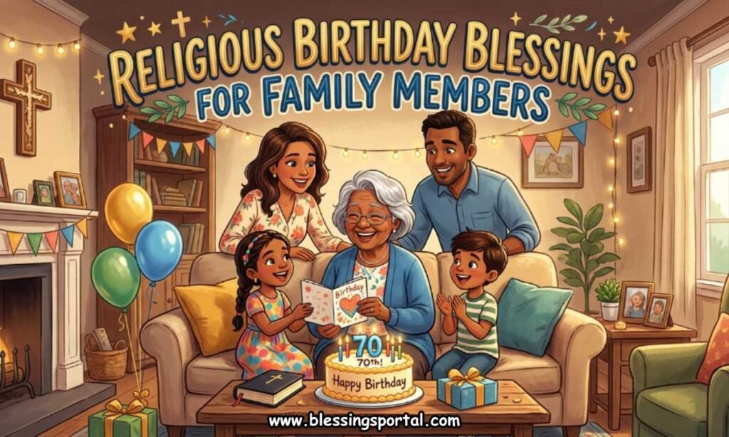 Religious Birthday Blessings for Family Members