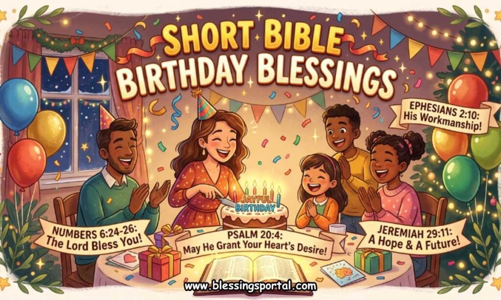 Short Bible Birthday Blessings
