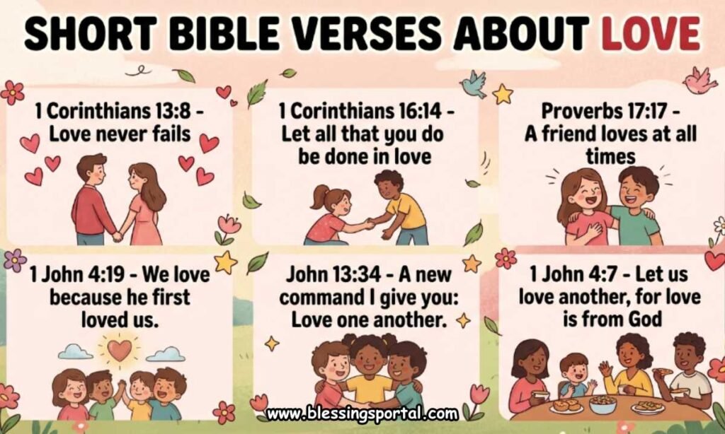Short Bible Verses About Love