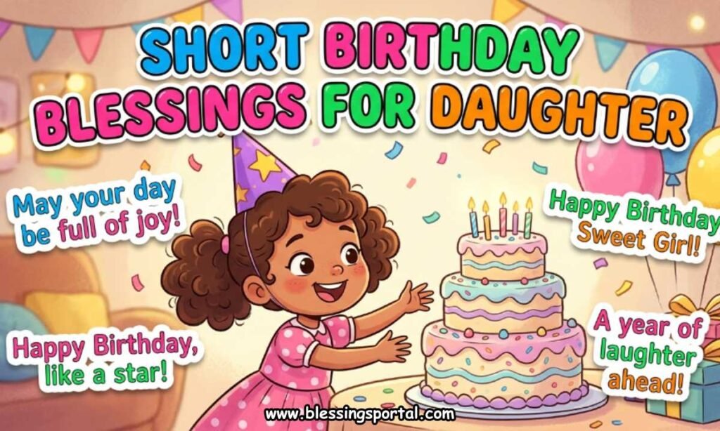 Short Birthday Blessings for Daughter