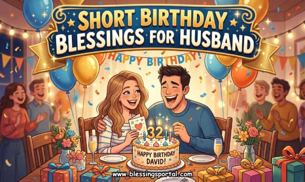 Short Birthday Blessings for Husband
