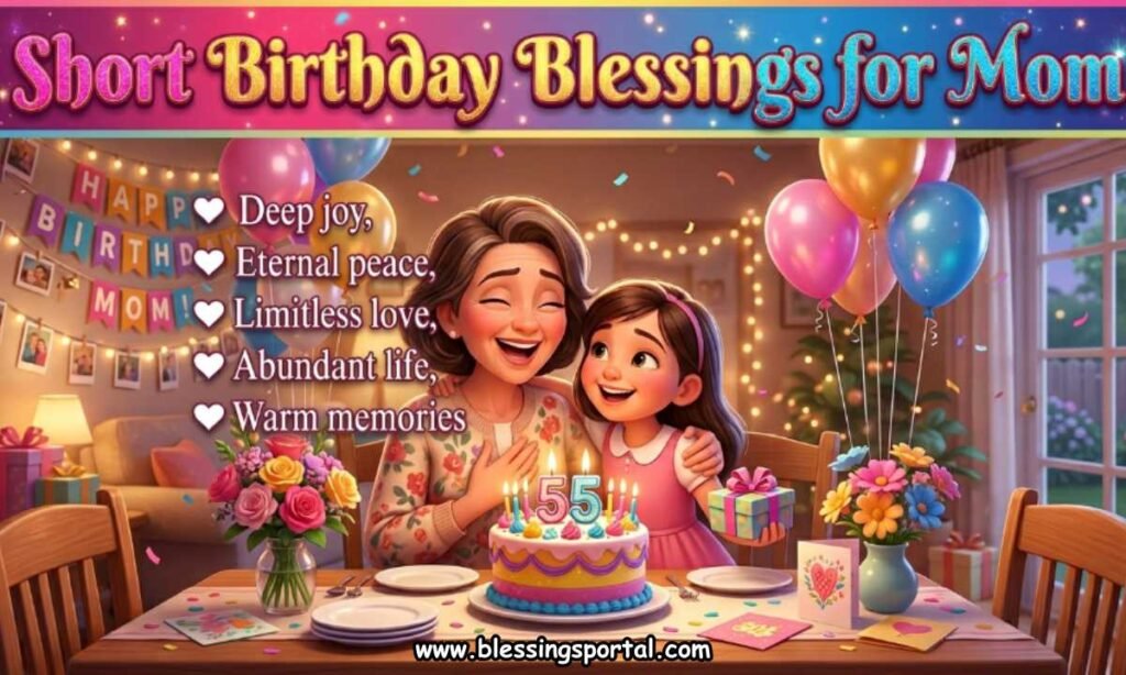 Short Birthday Blessings for Mom