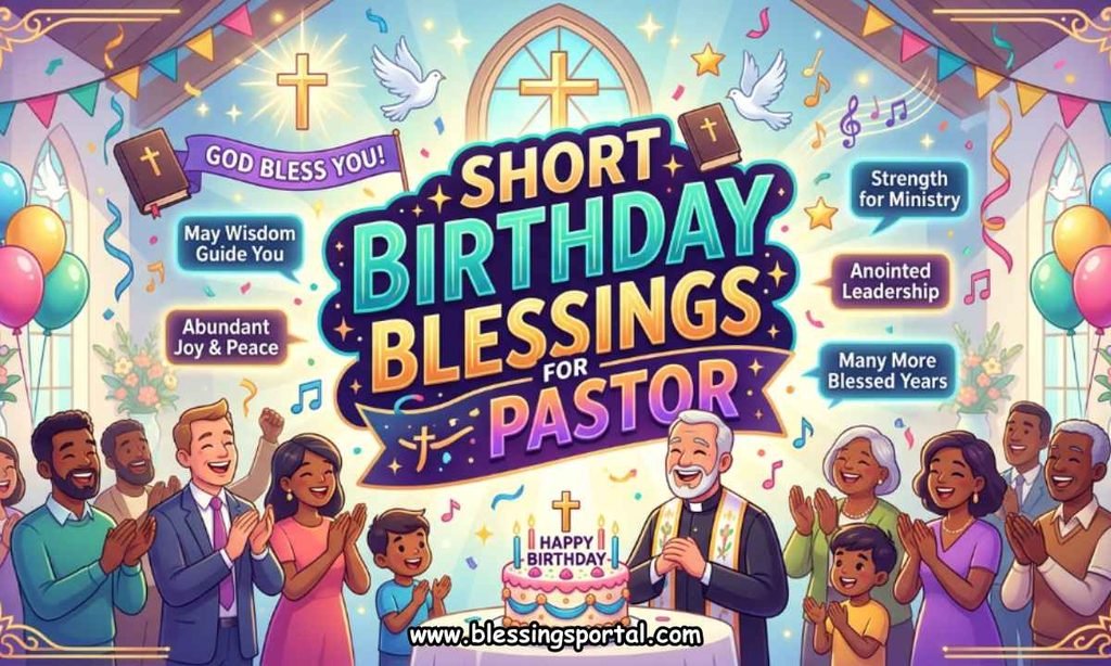 Short Birthday Blessings for Pastor