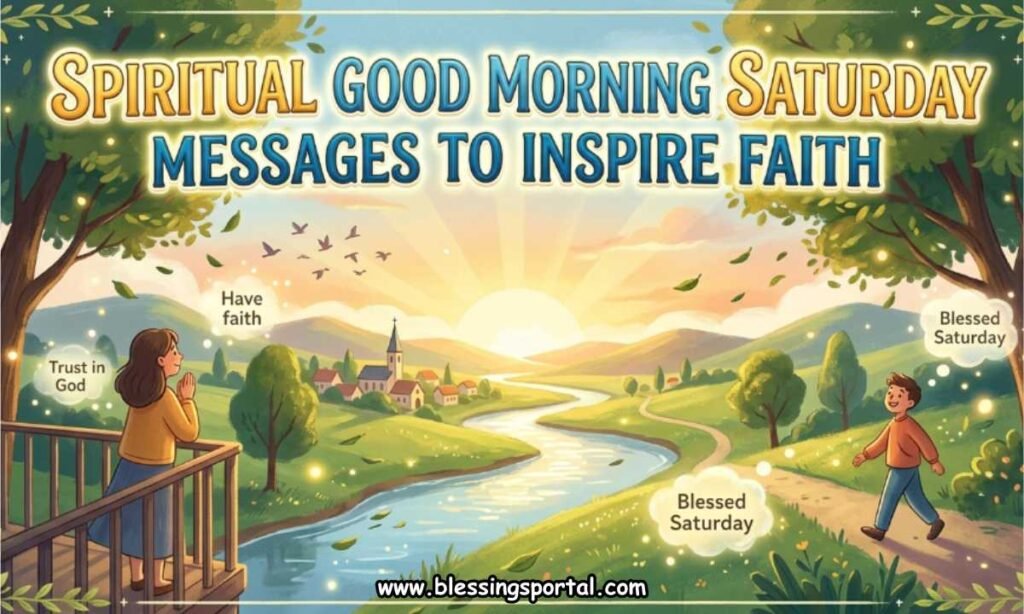 Spiritual Good Morning Saturday Messages to Inspire Faith
