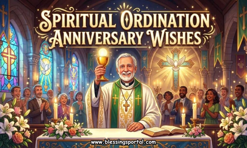Spiritual Ordination Anniversary Wishes