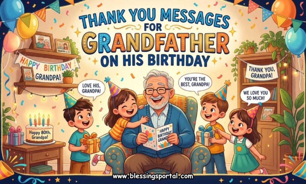 Thank You Messages for Grandfather on His Birthday